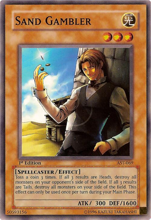 Sand Gambler — Ancient Sanctuary (AST-069) Yu-Gi-Oh! card Hauptbild