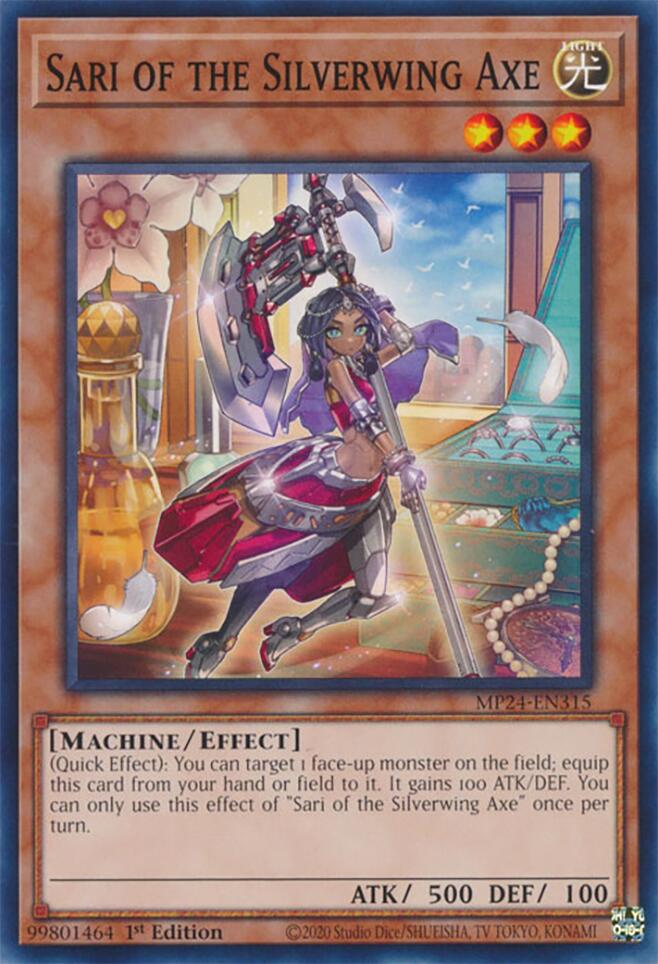 Sari of the Silverwing Axe — 25th Anniversary Tin: Dueling Mirrors (MP24-315) Yu-Gi-Oh! card
