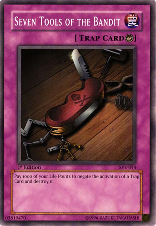 Seven Tools of the Bandit — Starter Deck: Yugi Evolution (SYE-044) Yu-Gi-Oh! card