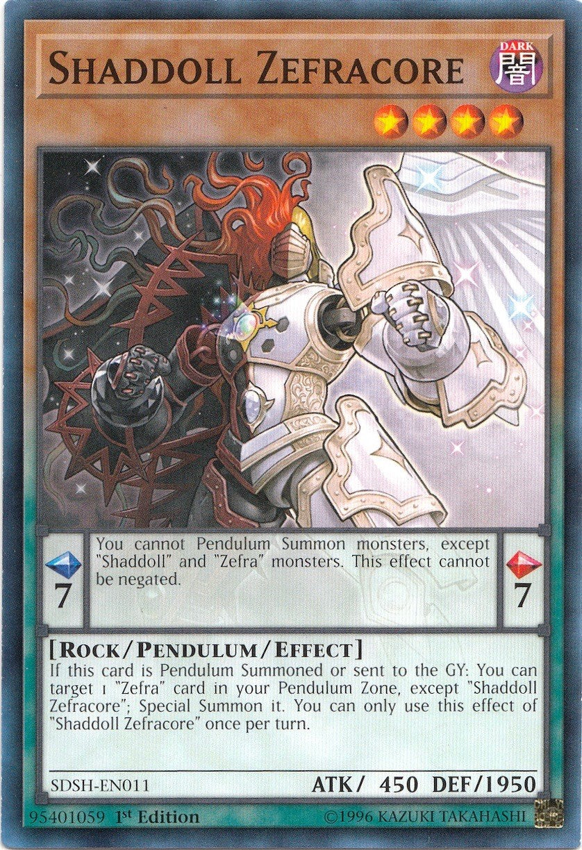 Shaddoll Zefracore — Structure Deck: Shaddoll Showdown (SDSH-011) Yu-Gi-Oh! card Image principale du produit