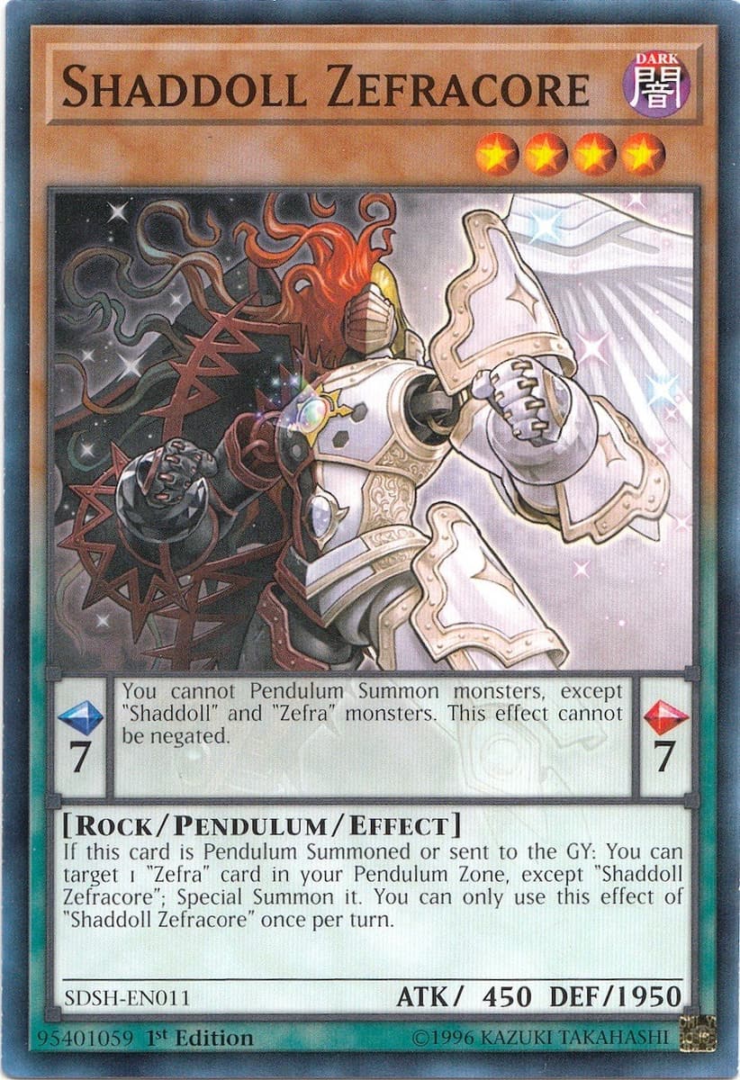 Shaddoll Zefracore — Structure Deck: Shaddoll Showdown (SDSH-011) Yu-Gi-Oh! card | Lichcards Imagen principal del producto