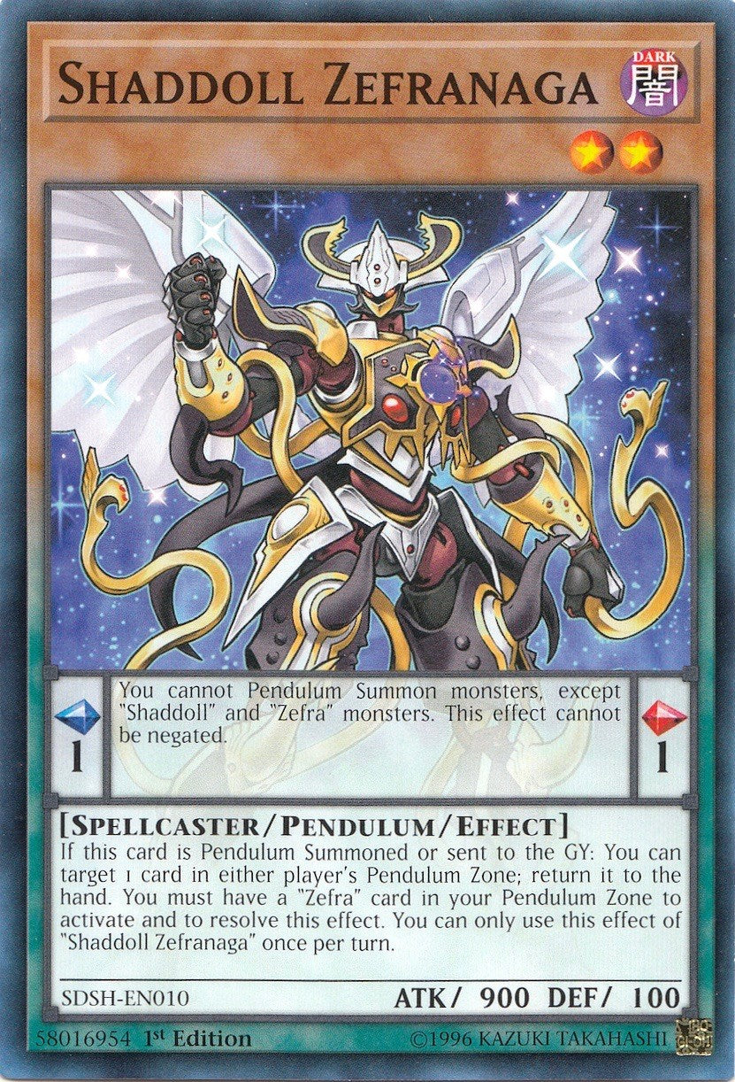 Shaddoll Zefranaga — Structure Deck: Shaddoll Showdown (SDSH-010) Yu-Gi-Oh! card Image principale du produit