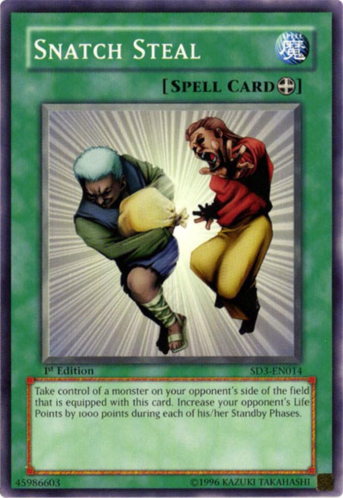 Snatch Steal — Structure Deck: Blaze of Destruction (SD3-014) Yu-Gi-Oh! card Image principale du produit