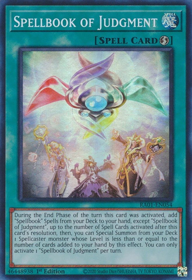 Spellbook of Judgment — 25th Anniversary Rarity Collection (RA01-054) Yu-Gi-Oh! card