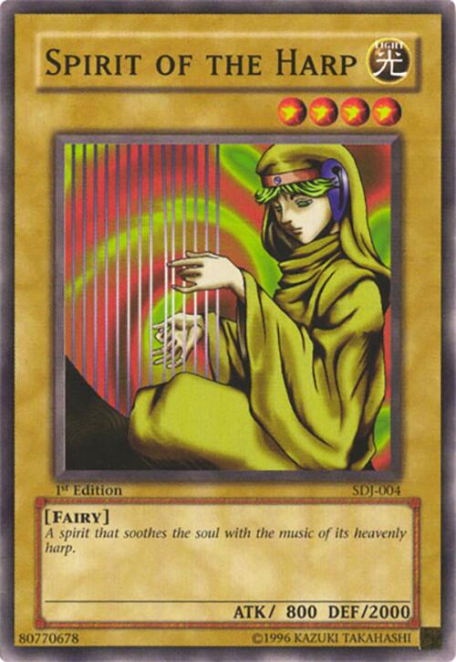 Spirit of the Harp — Starter Deck: Joey (SDJ-004) Yu-Gi-Oh! card