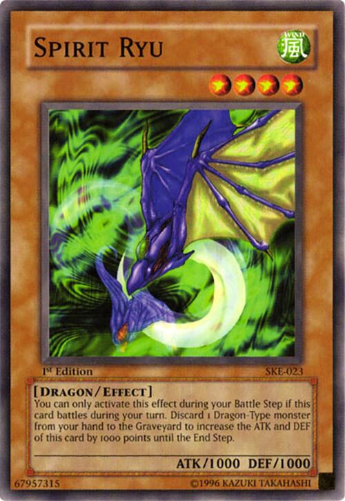 Spirit Ryu — Starter Deck: Kaiba Evolution (SKE-023) Yu-Gi-Oh! card
