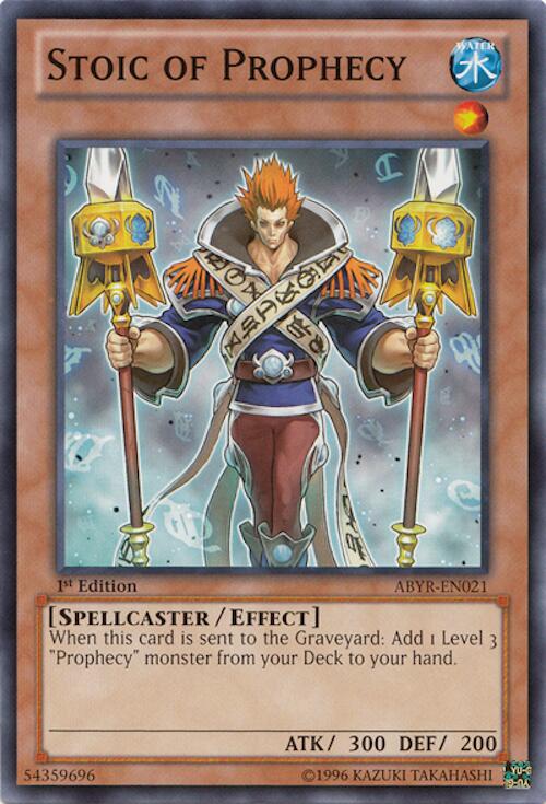 Stoic of Prophecy — Abyss Rising (ABYR-021) Yu-Gi-Oh! card