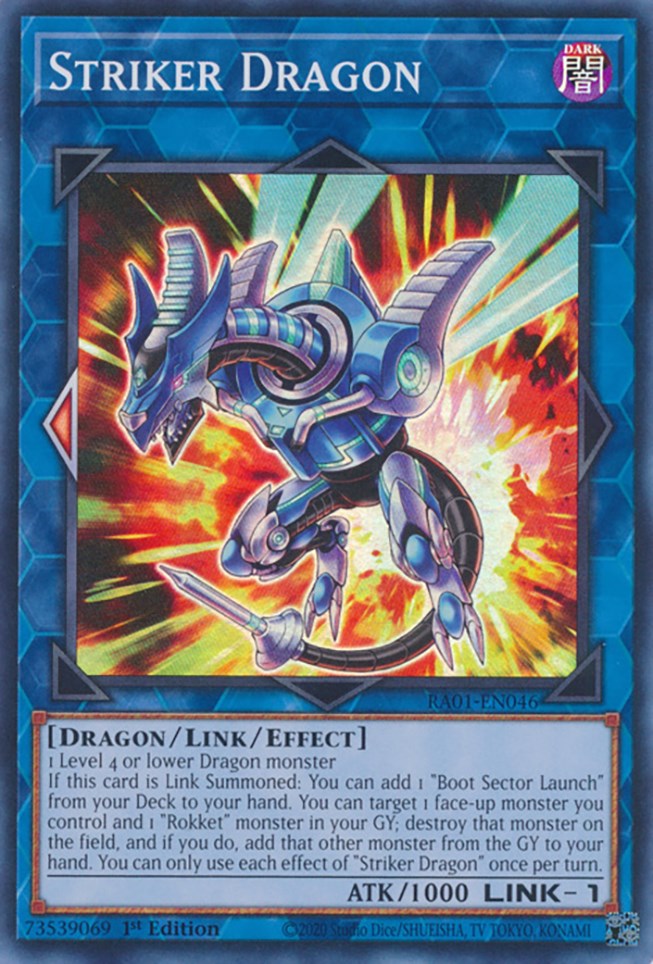 Striker Dragon — 25th Anniversary Rarity Collection (RA01-046) Yu-Gi-Oh! card