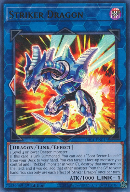Striker Dragon — 25th Anniversary Rarity Collection (RA01-046) Yu-Gi-Oh! card Immagine principale del prodotto