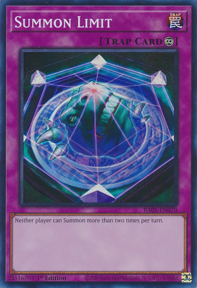 Summon Limit — 25th Anniversary Rarity Collection (RA01-070) Yu-Gi-Oh! card
