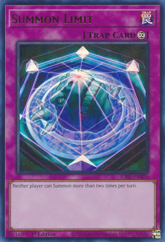 Summon Limit — 25th Anniversary Rarity Collection (RA01-070) Yu-Gi-Oh! card