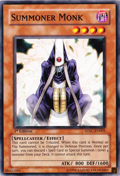 Summoner Monk — Structure Deck: Spellcaster's Command (SDSC-005) Yu-Gi-Oh! card Image principale du produit