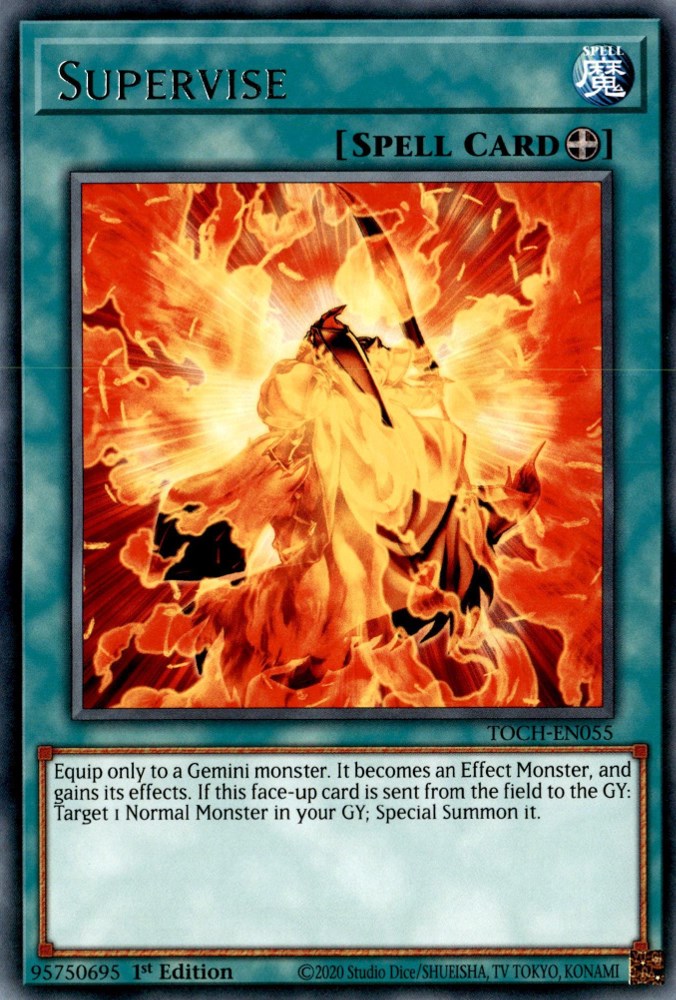 Supervise — Toon Chaos (TOCH-055) Yu-Gi-Oh! card