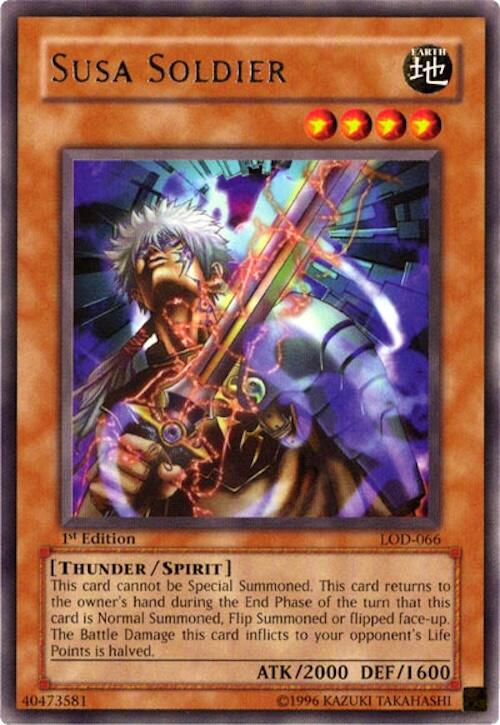 Susa Soldier — Legacy of Darkness (LOD-066) Yu-Gi-Oh! card Main image
