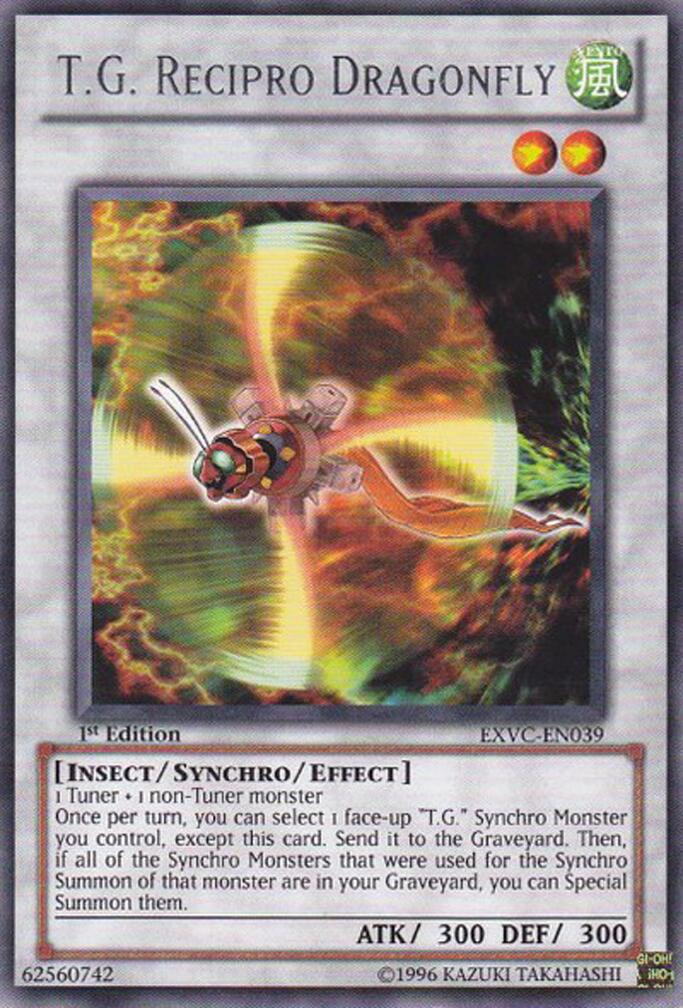 T.G. Recipro Dragonfly — Extreme Victory (EXVC-039) Yu-Gi-Oh! card Image principale du produit