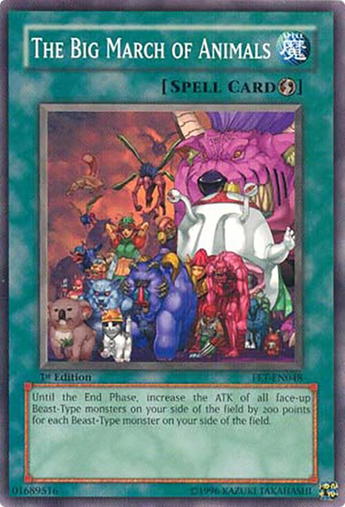 The Big March of Animals — Flaming Eternity (FET-048) Yu-Gi-Oh! card Image principale du produit