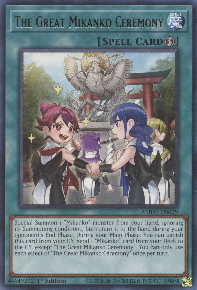 The Great Mikanko Ceremony — Amazing Defenders (AMDE-029) Yu-Gi-Oh! card