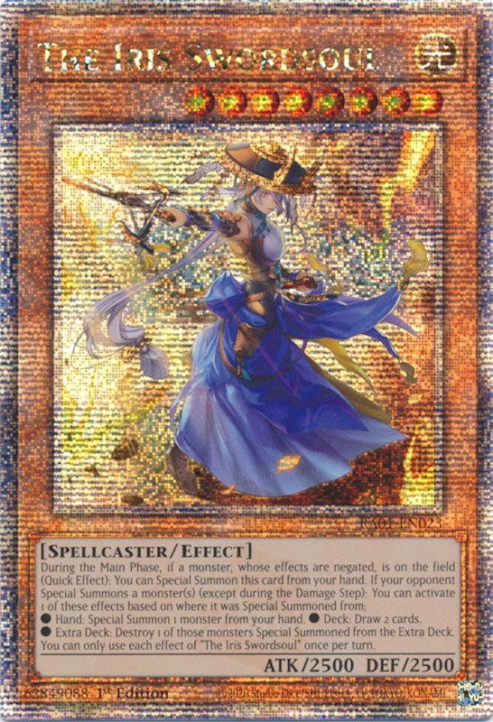The Iris Swordsoul — 25th Anniversary Rarity Collection (RA01-023) Yu-Gi-Oh! card