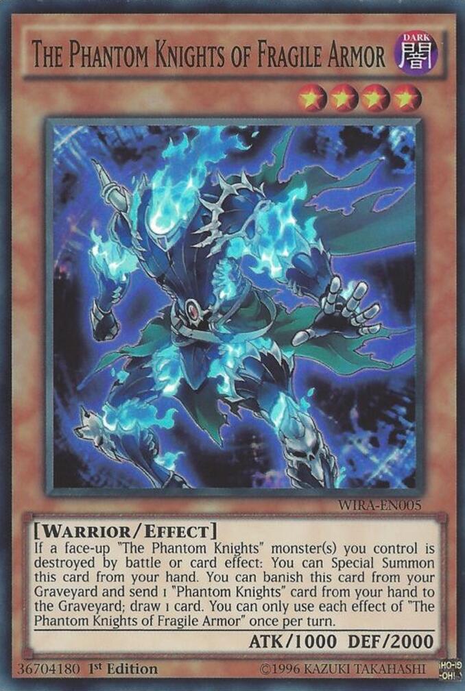 The Phantom Knights of Fragile Armor — Wing Raiders (WIRA-005) Yu-Gi-Oh! card