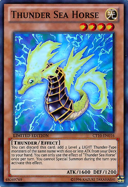 Thunder Sea Horse — Collector's Tins 2013 (CT10-016) Yu-Gi-Oh! card Image principale du produit