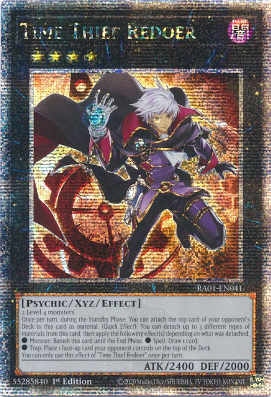 Time Thief Redoer — 25th Anniversary Rarity Collection (RA01-041) Yu-Gi-Oh! card