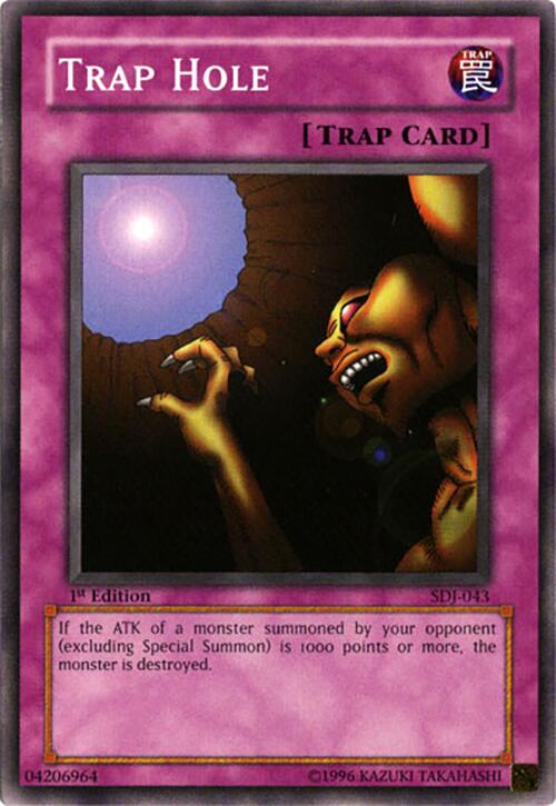 Trap Hole — Starter Deck: Joey (SDJ-043) Yu-Gi-Oh! card Image principale du produit