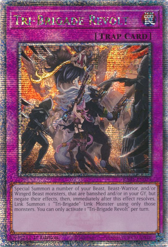 Tri-Brigade Revolt — 25th Anniversary Rarity Collection (RA01-079) Yu-Gi-Oh! card