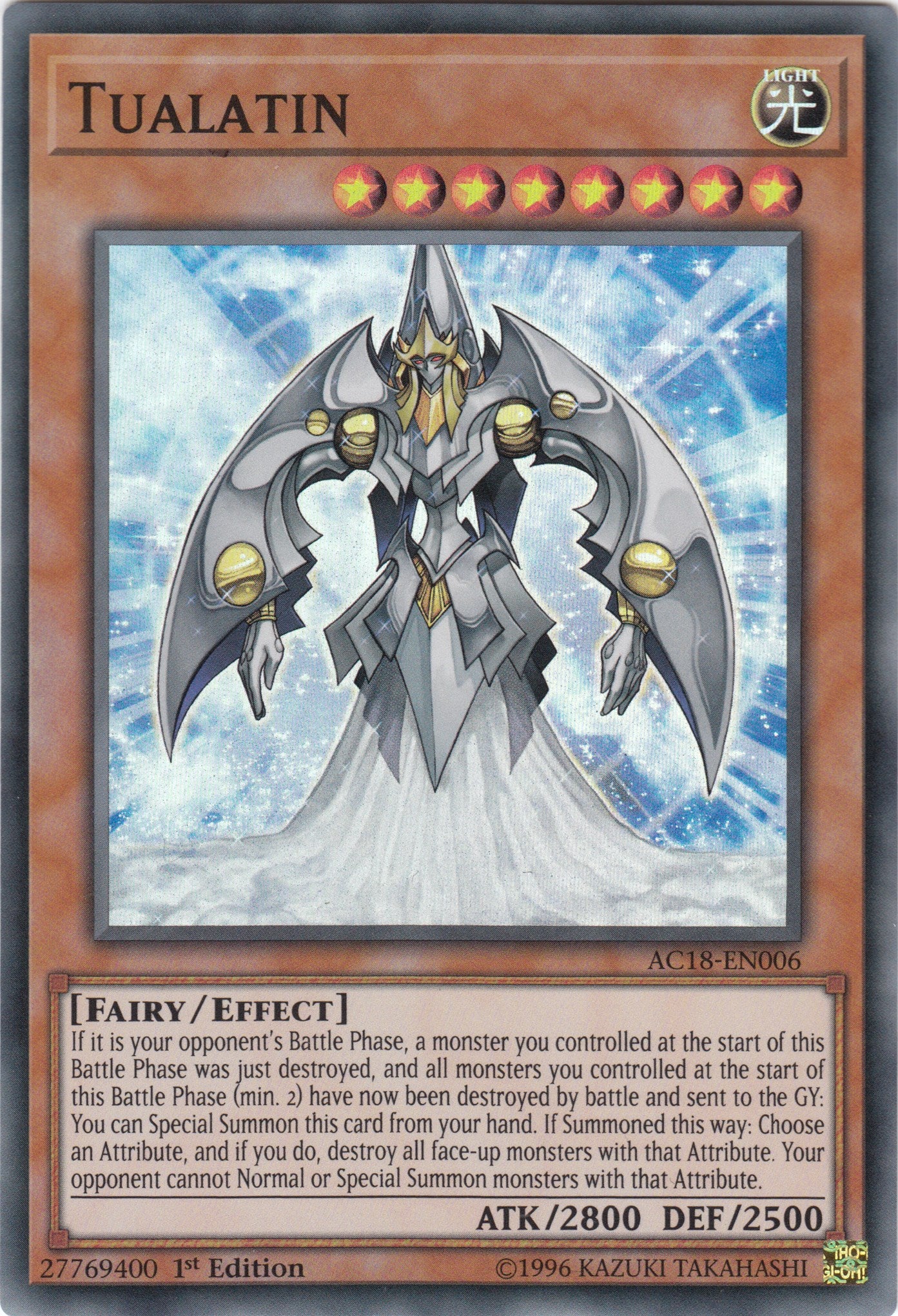 Tualatin — Advent Calendar 2018 (AC18-006) Yu-Gi-Oh! card
