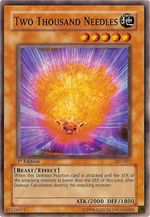 Two Thousand Needles — Ancient Sanctuary (AST-027) Yu-Gi-Oh! card Hauptbild