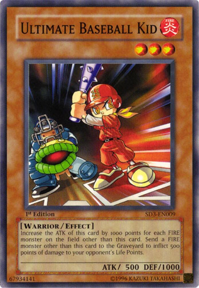 Ultimate Baseball Kid — Structure Deck: Blaze of Destruction (SD3-009) Yu-Gi-Oh! card Image principale du produit