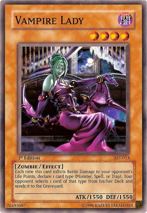Vampire Lady — Ancient Sanctuary (AST-013) Yu-Gi-Oh! card Hauptbild