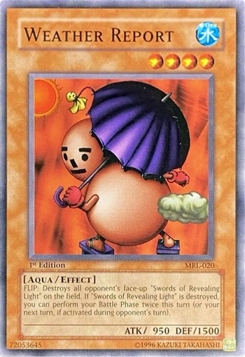 Weather Report — Magic Ruler (MRL-020) Yu-Gi-Oh! card