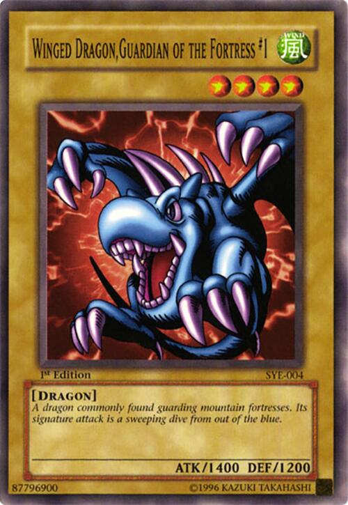 Winged Dragon, Guardian of the Fortress #1 — Starter Deck: Yugi Evolution (SYE-004) Yu-Gi-Oh! card