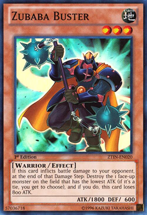Zubaba Buster — 2013 Zexal Collection Tin (ZTIN-020) Yu-Gi-Oh! card