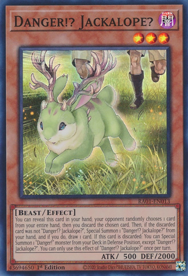 Danger!? Jackalope? — 25th Anniversary Rarity Collection (RA01-013) Yu-Gi-Oh! card