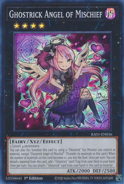 Ghostrick Angel of Mischief — 25th Anniversary Rarity Collection (RA01-036) Yu-Gi-Oh! card