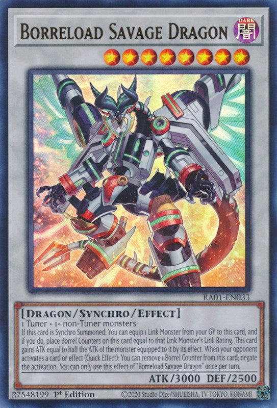 Borreload Savage Dragon — 25th Anniversary Rarity Collection (RA01-033) Yu-Gi-Oh! card Immagine principale del prodotto