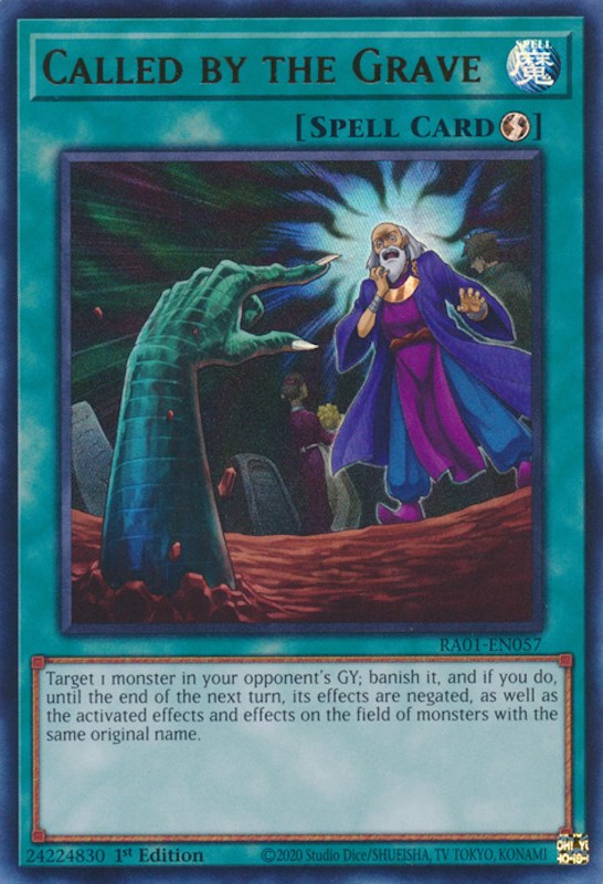 Called by the Grave — 25th Anniversary Rarity Collection (RA01-057) Yu-Gi-Oh! card Hauptbild