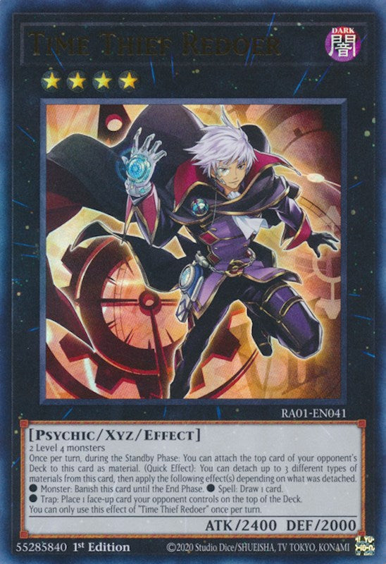 Time Thief Redoer — 25th Anniversary Rarity Collection (RA01-041) Yu-Gi-Oh! card