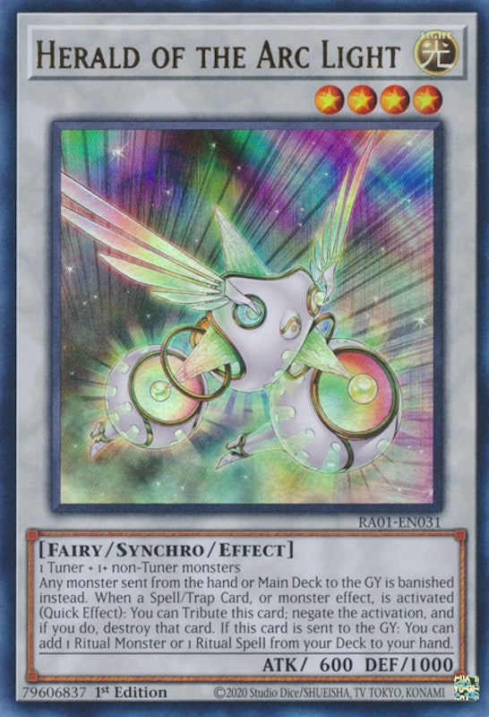 Herald of the Arc Light — 25th Anniversary Rarity Collection (RA01-031) Yu-Gi-Oh! card