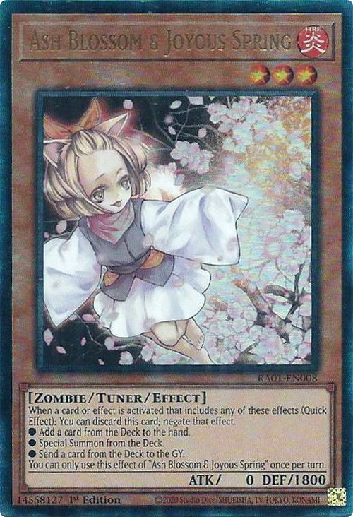 Ash Blossom & Joyous Spring — 25th Anniversary Rarity Collection (RA01-008) Yu-Gi-Oh! card Immagine principale del prodotto