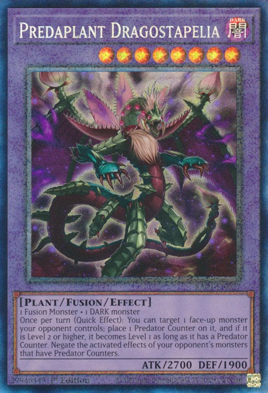 Predaplant Dragostapelia — 25th Anniversary Rarity Collection (RA01-027) Yu-Gi-Oh! card Immagine principale del prodotto