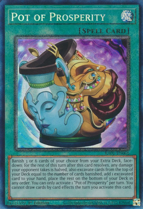Pot of Prosperity — 25th Anniversary Rarity Collection (RA01-066) Yu-Gi-Oh! card Immagine principale del prodotto