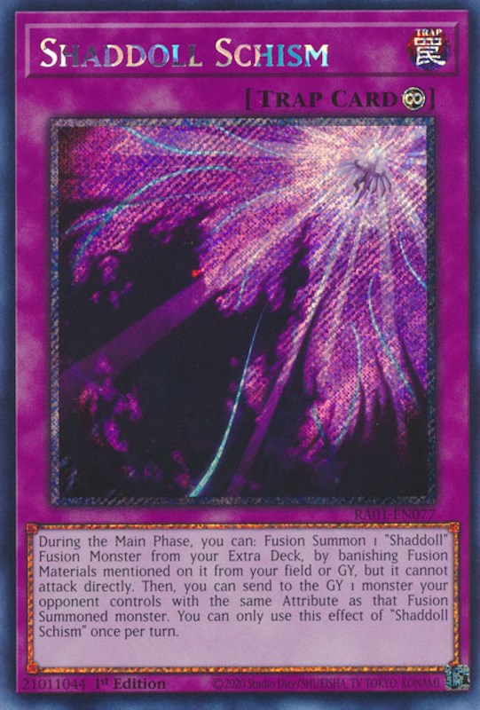 Shaddoll Schism — 25th Anniversary Rarity Collection (RA01-077) Yu-Gi-Oh! card