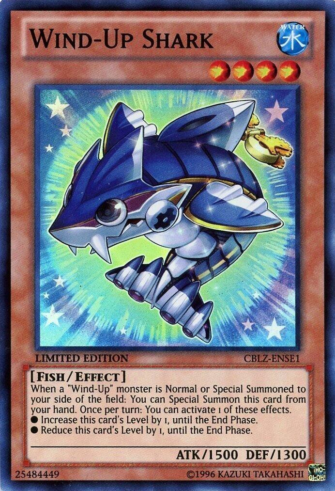 Wind-Up Shark — Cosmo Blazer (CBLZ-SE1) Yu-Gi-Oh! card Image principale du produit