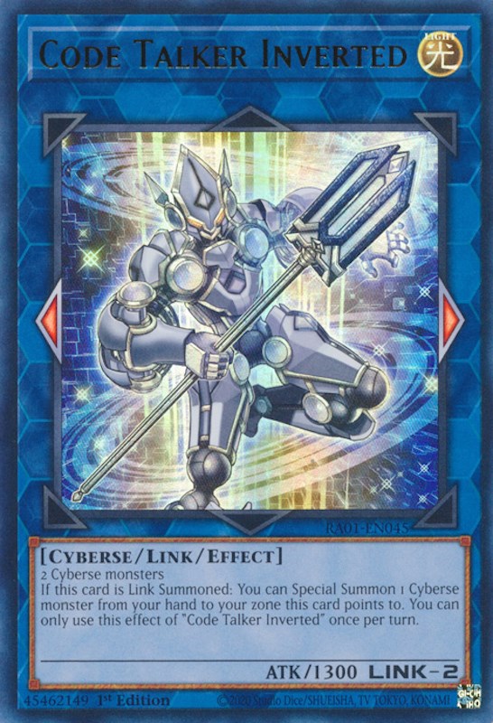 Code Talker Inverted — 25th Anniversary Rarity Collection (RA01-045) Yu-Gi-Oh! card