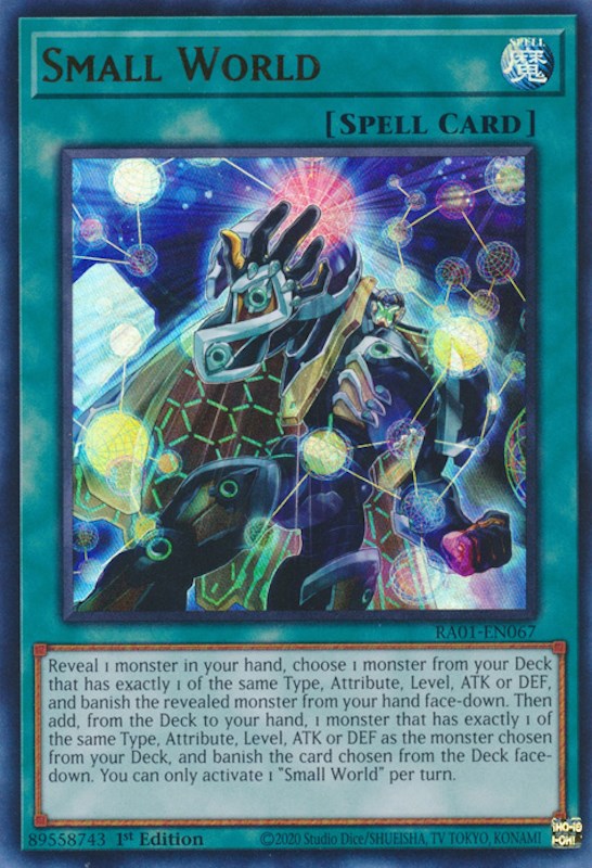 Small World — 25th Anniversary Rarity Collection (RA01-067) Yu-Gi-Oh! card Main image