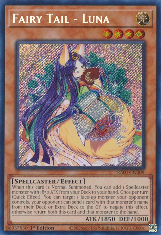 Fairy Tail - Luna — 25th Anniversary Rarity Collection (RA01-009) Yu-Gi-Oh! card
