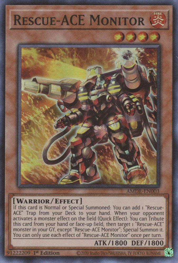 Rescue-ACE Monitor — Amazing Defenders (AMDE-003) Yu-Gi-Oh! card Immagine principale del prodotto