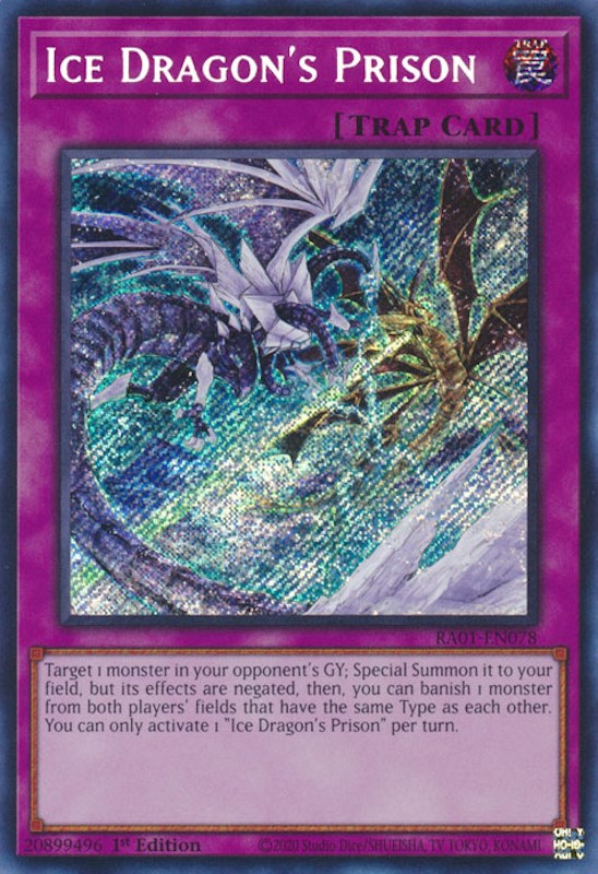 Ice Dragon's Prison — 25th Anniversary Rarity Collection (RA01-078) Yu-Gi-Oh! card